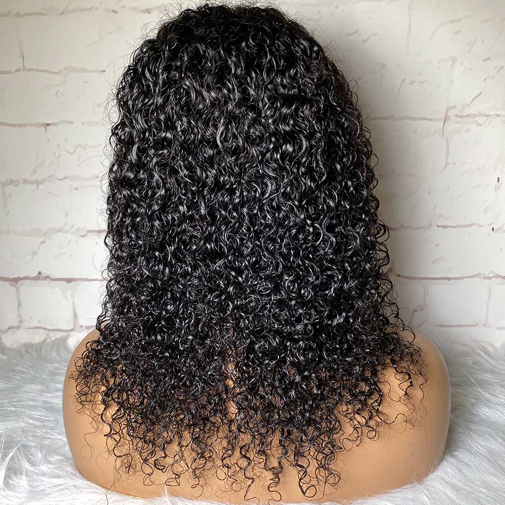 13*4 Full Frontal Big Lace Space Curl Wig
