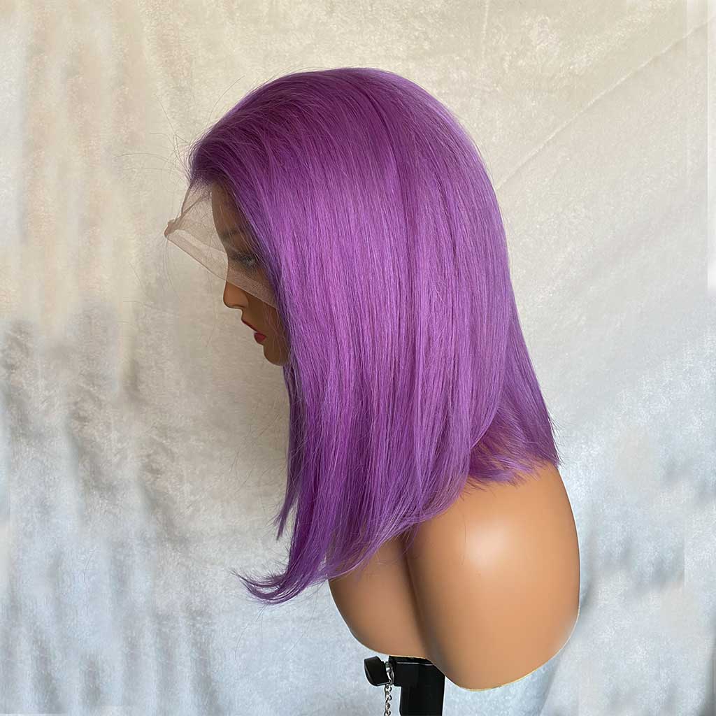 Purple Bob Wig