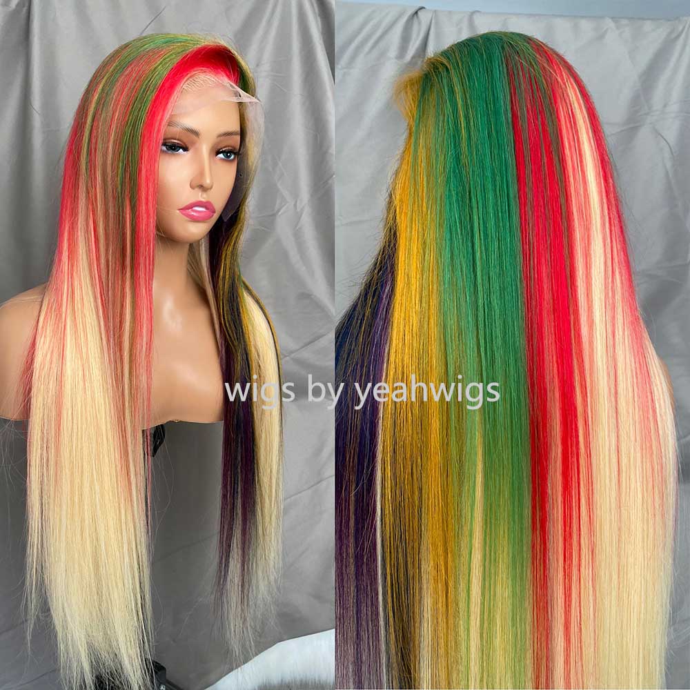 Piano Color Fashion Highlight Lace Front Wig